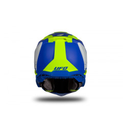 Kask UFO Echus Cross Niebieski/Żółty Fluo - Kolekcja 2024