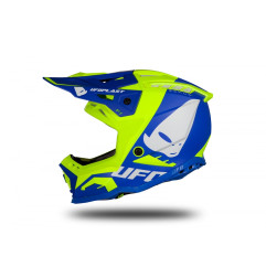 Kask UFO Echus Cross Niebieski/Żółty Fluo - Kolekcja 2024