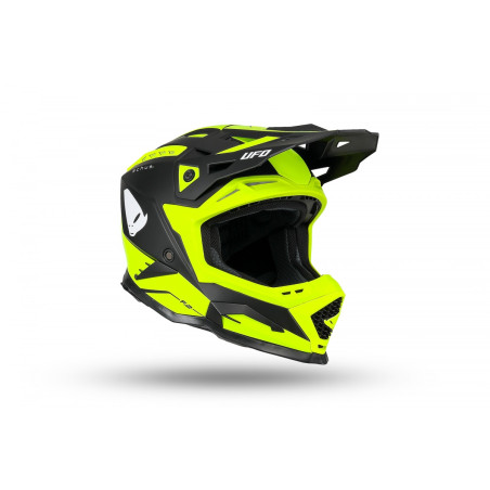 Kask UFO Echus Cross Czarny/Żółty Fluo - Kolekcja 2024