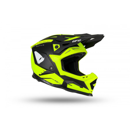 Kask UFO Echus Cross Czarny/Żółty Fluo - Kolekcja 2024