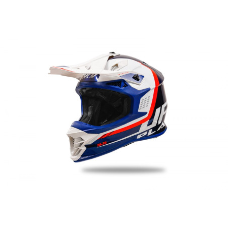 Kask UFO Echus Cross Niebieski/Biały/Pomarańczowy - Kolekcja 2024