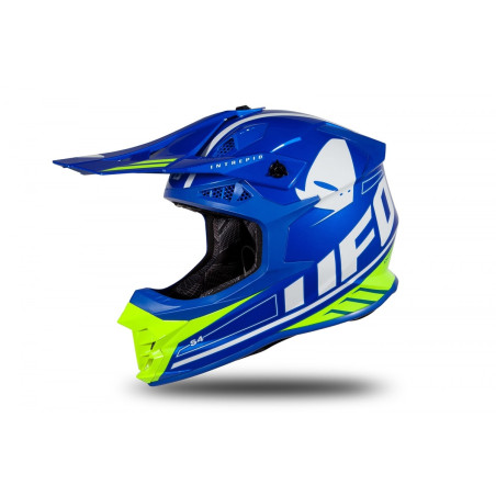 UFO Kask INTREPID CROSS Kolor Niebieski/Żółty Fluo- KOLEKCJA 2024