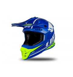 UFO Kask INTREPID CROSS Kolor Niebieski/Żółty Fluo- KOLEKCJA 2024