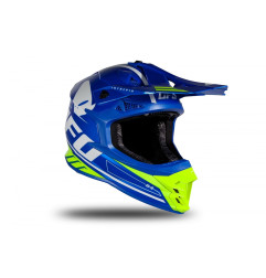 UFO Kask INTREPID CROSS Kolor Niebieski/Żółty Fluo- KOLEKCJA 2024