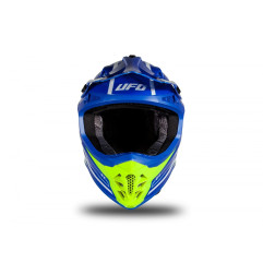 UFO Kask INTREPID CROSS Kolor Niebieski/Żółty Fluo- KOLEKCJA 2024