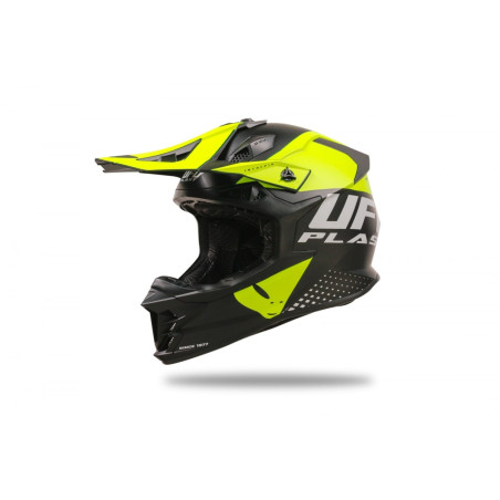 UFO Kask INTREPID CROSS Kolor Czarny/Żółty Fluo- KOLEKCJA 2024