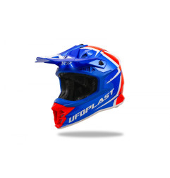UFO Kask INTREPID CROSS Kolor Czerwony/Niebieski/Biały- KOLEKCJA 2024