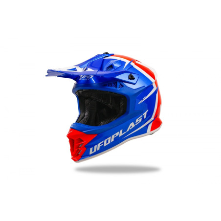 UFO Kask INTREPID CROSS Kolor Czerwony/Niebieski/Biały- KOLEKCJA 2024