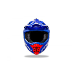UFO Kask INTREPID CROSS Kolor Czerwony/Niebieski/Biały- KOLEKCJA 2024