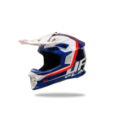 UFO Kask INTREPID CROSS Kolor Biały/Niebieski/Czerwony Fluo - KOLEKCJA 2024