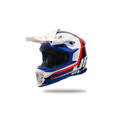 UFO Kask INTREPID CROSS Kolor Biały/Niebieski/Czerwony Fluo - KOLEKCJA 2024