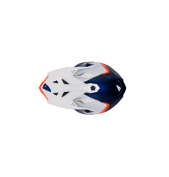 UFO Kask INTREPID CROSS Kolor Biały/Niebieski/Czerwony Fluo - KOLEKCJA 2024
