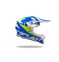 UFO Kask INTREPID CROSS Kolor Niebieski/Biały/Żółty Fluo - KOLEKCJA 2024