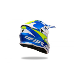 UFO Kask INTREPID CROSS Kolor Niebieski/Biały/Żółty Fluo - KOLEKCJA 2024