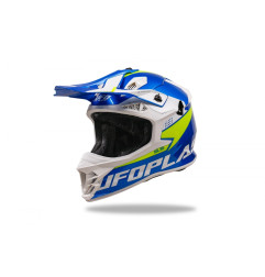 UFO Kask INTREPID CROSS Kolor Niebieski/Biały/Żółty Fluo - KOLEKCJA 2024