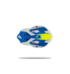 UFO Kask INTREPID CROSS Kolor Niebieski/Biały/Żółty Fluo - KOLEKCJA 2024
