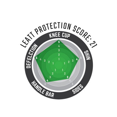 Leatt nakolanniki ochraniacze kolan 3DF 6.0 Biały Czarny