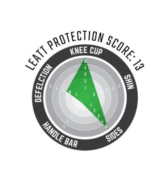 Leatt nakolanniki ochraniacze kolan 3DF 5.0 Junior Biały Czarny