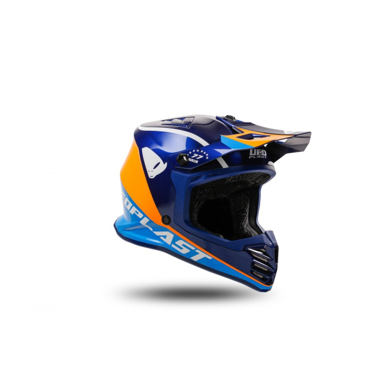 UFO Kask KOREY CROSS Dziecięcy / Junior / Kid Niebieski/Pomarańczowy  Kolekcja 2024