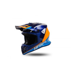 UFO Kask KOREY CROSS Dziecięcy / Junior / Kid Niebieski/Pomarańczowy  Kolekcja 2024