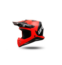 UFO Kask KOREY CROSS Dziecięcy / Junior / Kid Czerwony/Czarny Kolekcja 2024