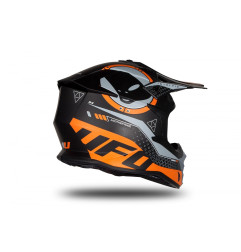 UFO Kask INTREPID CROSS Kolor Czarny/Szary/Pomarańczowy - KOLEKCJA 2024