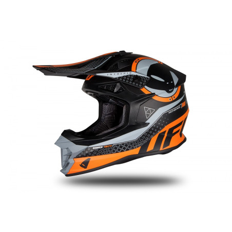 UFO Kask INTREPID CROSS Kolor Czarny/Szary/Pomarańczowy - KOLEKCJA 2024