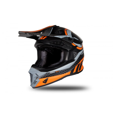 UFO Kask INTREPID CROSS Kolor Czarny/Szary/Pomarańczowy - KOLEKCJA 2024