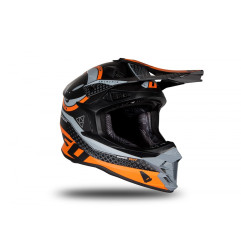 UFO Kask INTREPID CROSS Kolor Czarny/Szary/Pomarańczowy - KOLEKCJA 2024
