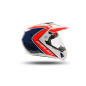 Kask ARIES DUAL CROSSOVER Kolor Biały/Czerwony/Niebieski Kolekcja 2024
