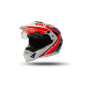 Kask ARIES DUAL CROSSOVER Kolor Biały/Czerwony/Niebieski Kolekcja 2024