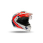 Kask ARIES DUAL CROSSOVER Kolor Biały/Czerwony/Niebieski Kolekcja 2024
