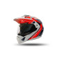 Kask ARIES DUAL CROSSOVER Kolor Biały/Czerwony/Niebieski Kolekcja 2024