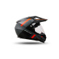 Kask ARIES DUAL CROSSOVER Kolor Czarny/Szary/Czerwony Fluo Kolekcja 2024