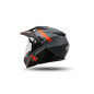 Kask ARIES DUAL CROSSOVER Kolor Czarny/Szary/Czerwony Fluo Kolekcja 2024