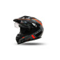 Kask ARIES DUAL CROSSOVER Kolor Czarny/Szary/Czerwony Fluo Kolekcja 2024