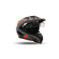 Kask ARIES DUAL CROSSOVER Kolor Czarny/Szary/Czerwony Fluo Kolekcja 2024