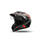 Kask ARIES DUAL CROSSOVER Kolor Czarny/Szary/Czerwony Fluo Kolekcja 2024