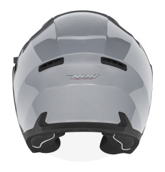NOX Kask Otwarty JET z Blendą  N130 SOLID Kolor Szary Połysk