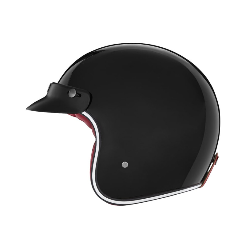NOX Kask Otwarty JET N243 Czarny Połysk