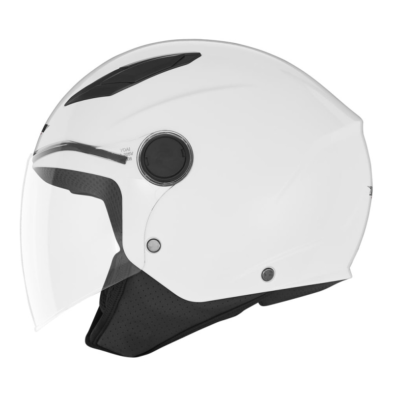 NOX Kask Otwarty JET N710 Dziecięcy Biały Połysk