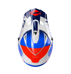 KASK KENNY CROSS/ENDURO TRACK PATRIOT NIEBIESKI/BIAŁY/CZERWONY