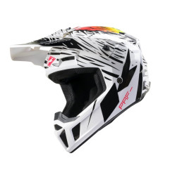 KASK KENNY CROSS/ENDURO PERFORMANCE UXA CZARNY/BIAŁY/POMARAŃCZOWY