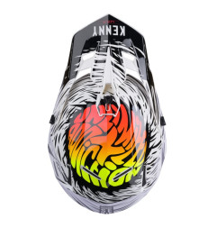 KASK KENNY CROSS/ENDURO PERFORMANCE UXA CZARNY/BIAŁY/POMARAŃCZOWY