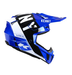 KASK KENNY CROSS/ENDURO PERFORMANCE CANDY BLUE NIEBIESKI/CZARNY/BIAŁY