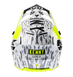 KASK KENNY CROSS/ENDURO PERFORMANCE STONE CZARNY/BIAŁY/ŻÓŁTY