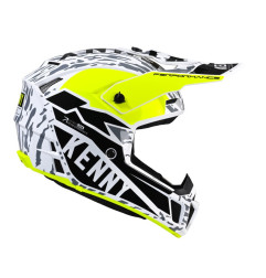 KASK KENNY CROSS/ENDURO PERFORMANCE STONE CZARNY/BIAŁY/ŻÓŁTY