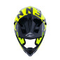KASK KENNY CROSS/ENDURO PERFORMANCE BLACK/NEON YELLOW/SILVER - CZARNY/ŻÓŁTY/SREBRNY