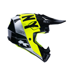 KASK KENNY CROSS/ENDURO PERFORMANCE BLACK/NEON YELLOW/SILVER - CZARNY/ŻÓŁTY/SREBRNY