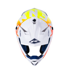 KASK KENNY CROSS/ENDURO PERFORMANCE WHITE/NAVY/ORANGE - BIAŁY/NIEBIESKI/POMARAŃCZOWY